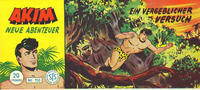 Cover Thumbnail for Akim Neue Abenteuer (Lehning, 1956 series) #150