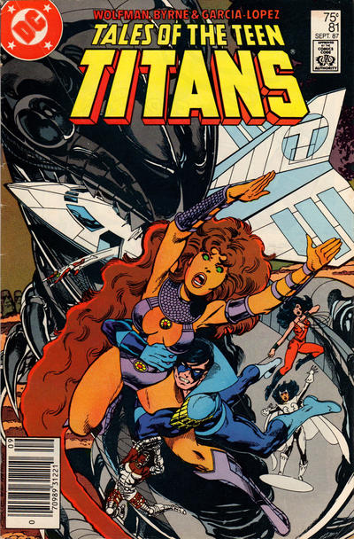 Cover for Tales of the Teen Titans (DC, 1984 series) #81 [Newsstand]