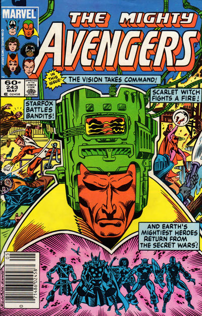 Cover for The Avengers (Marvel, 1963 series) #243 [Newsstand]