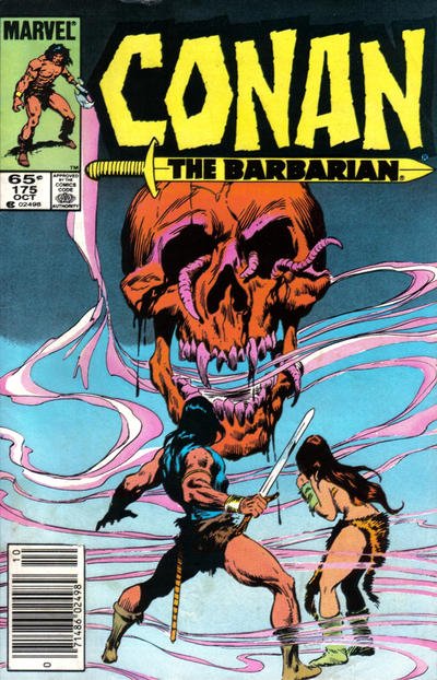 Cover for Conan the Barbarian (Marvel, 1970 series) #175 [Newsstand]