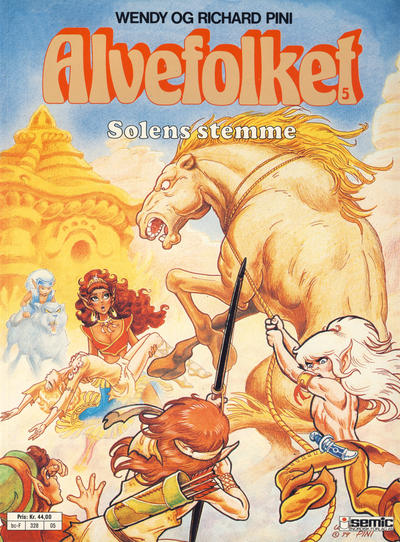 Cover for Alvefolket (Semic, 1985 series) #5 - Solens stemme [2. opplag]