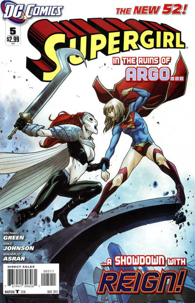 Cover for Supergirl (DC, 2011 series) #5 [Direct Sales]