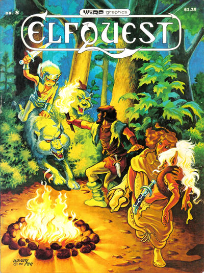 Cover for ElfQuest (WaRP Graphics, 1978 series) #8 [First Printing]