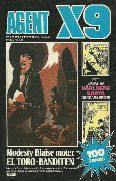 Cover for Agent X9 (Semic, 1971 series) #5/1983