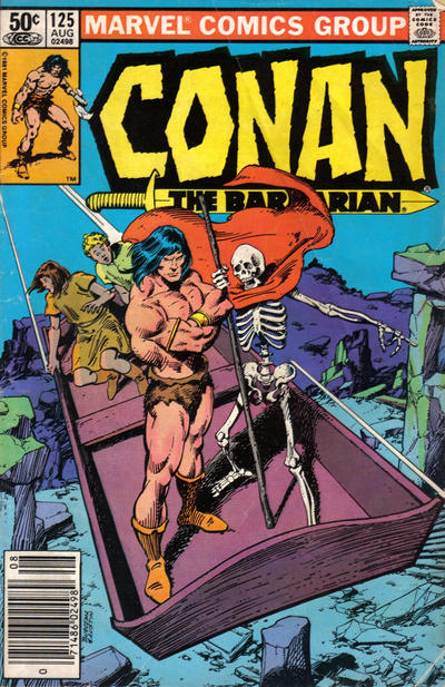 Cover for Conan the Barbarian (Marvel, 1970 series) #125 [Newsstand]