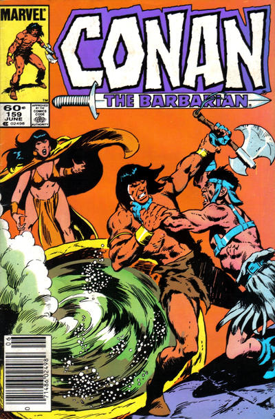 Cover for Conan the Barbarian (Marvel, 1970 series) #159 [Newsstand]