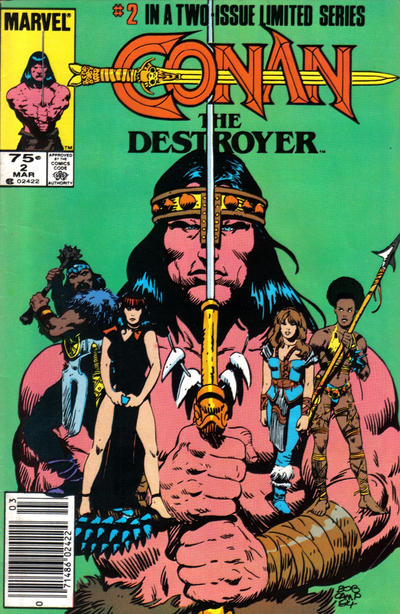 Cover for Conan the Destroyer (Marvel, 1985 series) #2 [Newsstand]