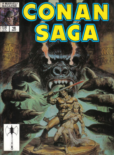 Cover for Conan Saga (Marvel, 1987 series) #18 [Direct]