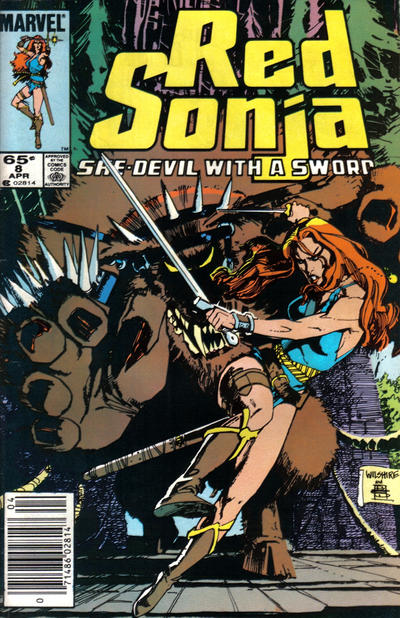 Cover for Red Sonja (Marvel, 1983 series) #8 [Newsstand]