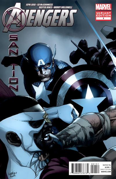 Cover for Avengers: X-Sanction (Marvel, 2012 series) #1 [Connecting Variant Cover by Leinil Francis Yu]
