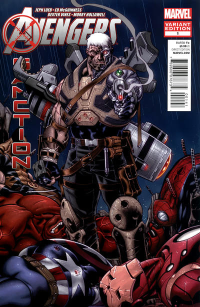 Cover for Avengers: X-Sanction (Marvel, 2012 series) #1 [Variant Edition - Cable]