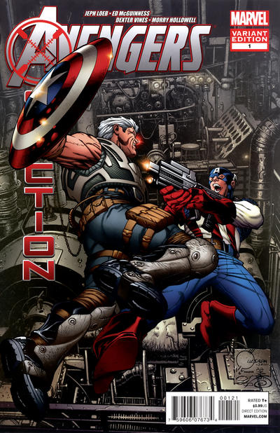 Cover for Avengers: X-Sanction (Marvel, 2012 series) #1 [Direct Market Variant Cover by Joe Quesada]