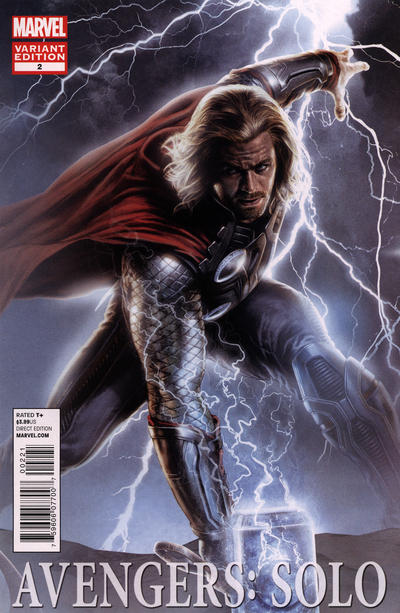 Cover for Avengers: Solo (Marvel, 2011 series) #2 [Movie Cover Variant featuring Thor]