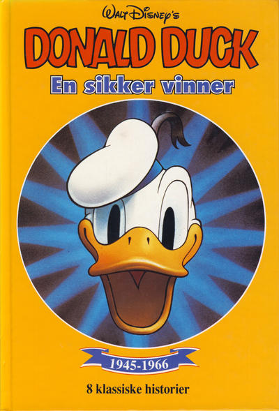 Cover for Donald Duck bøker [Gullbøker] (Hjemmet / Egmont, 1984 series) #[1992] - En sikker vinner