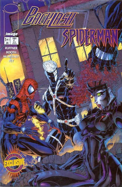 Cover for Backlash / Spider-Man (Image, 1996 series) #1 [American Entertainment Exclusive]
