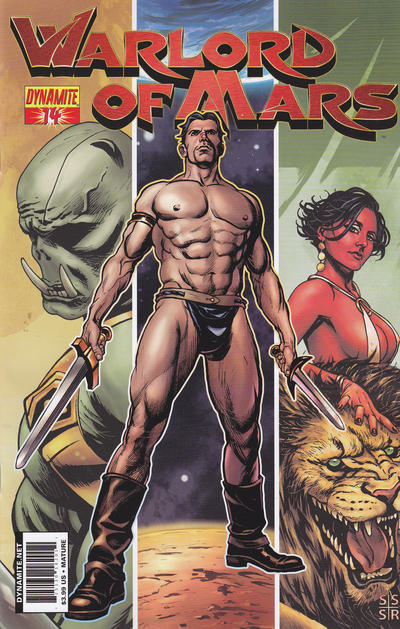Cover for Warlord of Mars (Dynamite Entertainment, 2010 series) #14 [Stephen Sadowski Cover]