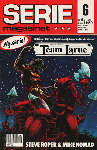 Cover for Seriemagasinet (Semic, 1970 series) #6/1990