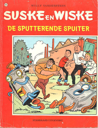 Cover for Suske en Wiske (Standaard Uitgeverij, 1967 series) #165 - De sputterende spuiter [Eerste druk]