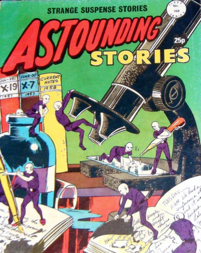 Cover for Astounding Stories (Alan Class, 1966 series) #168