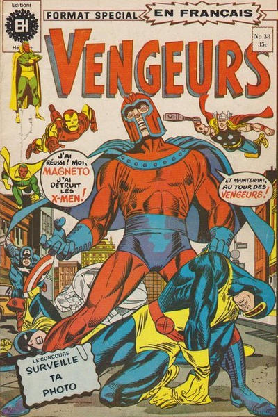 Cover for Les Vengeurs (Editions Héritage, 1974 series) #38