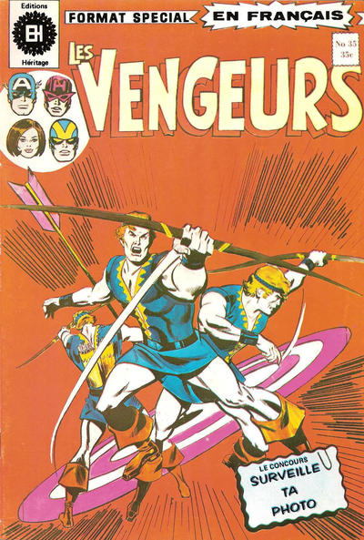 Cover for Les Vengeurs (Editions Héritage, 1974 series) #35