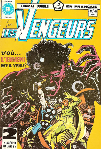 Cover for Les Vengeurs (Editions Héritage, 1974 series) #106/107