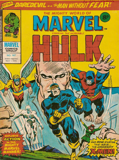 Cover for The Mighty World of Marvel (Marvel UK, 1972 series) #187