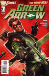 Cover for Green Arrow (DC, 2011 series) #1 [Second Printing]