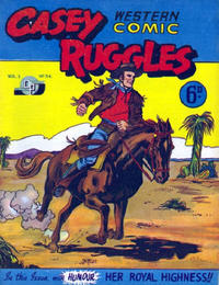 Cover Thumbnail for Casey Ruggles Western Comic (Donald F. Peters, 1951 series) #34