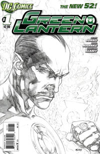 Cover Thumbnail for Green Lantern (DC, 2011 series) #1 [Ivan Reis Sketch Cover]