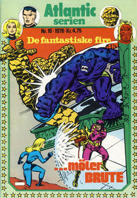 Cover Thumbnail for Atlantic-serien [Fantastiske Fire] (Atlantic Forlag, 1978 series) #10/1978