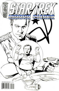 Cover Thumbnail for Star Trek: Mirror Images (IDW, 2008 series) #2 [Cover B - Joe Corroney Black & White]