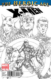 Cover Thumbnail for Uncanny X-Men: The Heroic Age (HA) (Marvel, 2010 series) #1 [Second Printing Cover]