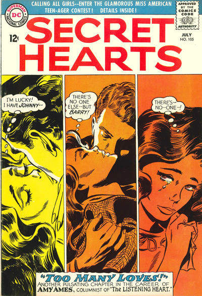 Cover for Secret Hearts (DC, 1949 series) #105