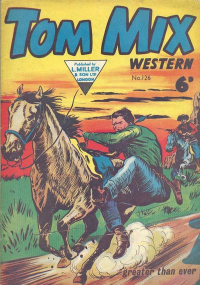 Cover for Tom Mix Western Comic (L. Miller & Son, 1951 series) #126