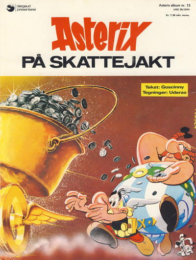 Cover for Asterix (Hjemmet / Egmont, 1969 series) #13 - Asterix på skattejakt
