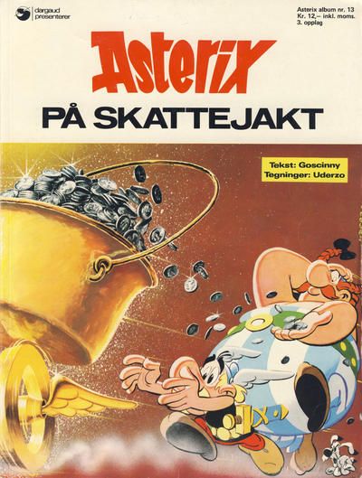 Cover for Asterix (Hjemmet / Egmont, 1969 series) #13 - Asterix på skattejakt [3. opplag]