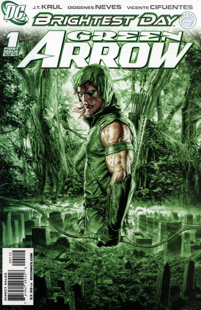 Cover for Green Arrow (DC, 2010 series) #1 [Second Printing]