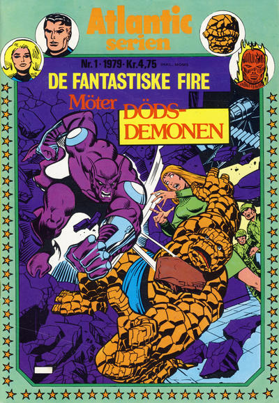 Cover for Atlantic-serien [Fantastiske Fire] (Atlantic Forlag, 1978 series) #1/1979