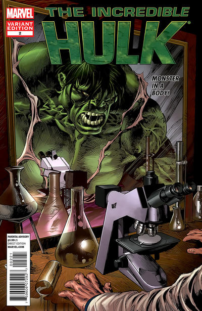 Cover for Incredible Hulk (Marvel, 2011 series) #2 [Direct Market Variant Cover by Mike Deodato]