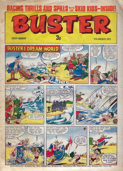 Cover for Buster (IPC, 1960 series) #7 August 1971 [572]