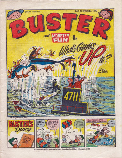 Cover for Buster (IPC, 1960 series) #24 February 1979 [954]