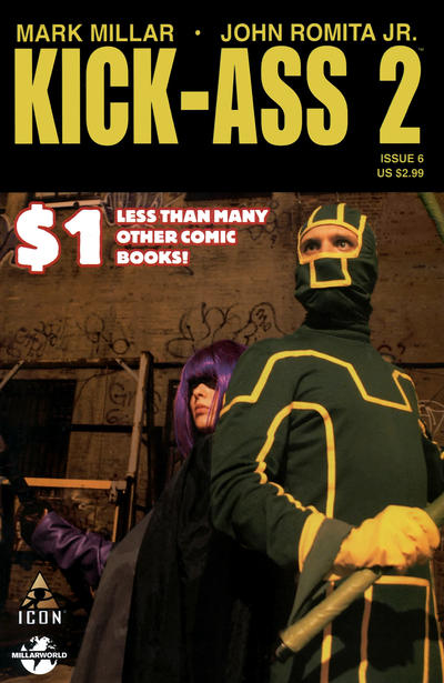 Cover for Kick-Ass 2 (Marvel, 2010 series) #6 [Photo Variant Cover]