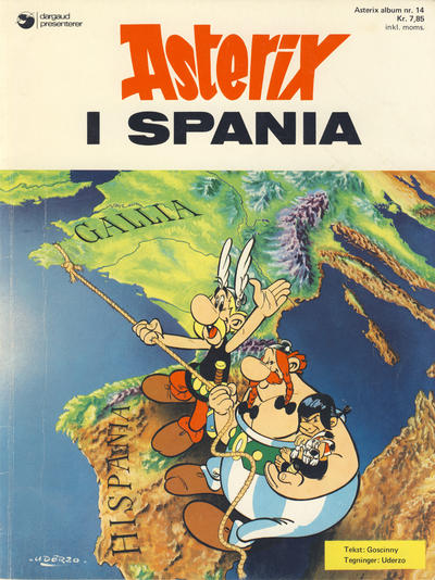 Cover for Asterix (Hjemmet / Egmont, 1969 series) #14 - Asterix i Spania [1. opplag]