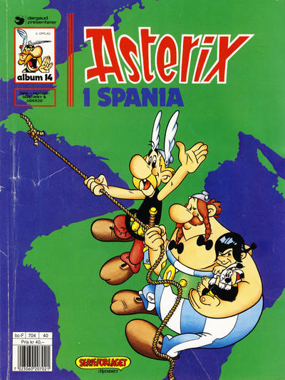 Cover for Asterix (Hjemmet / Egmont, 1969 series) #14 - Asterix i Spania [6. opplag]