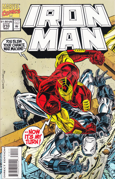 Cover for Iron Man (Marvel, 1968 series) #310 [Direct Edition]