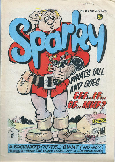 Cover for Sparky (D.C. Thomson, 1965 series) #562
