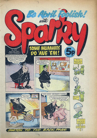 Cover for Sparky (D.C. Thomson, 1965 series) #637