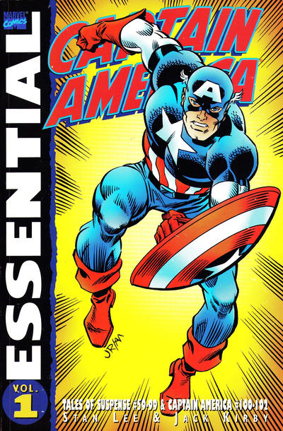 Cover for Essential Captain America (Marvel, 2000 series) #1 [2nd printing]