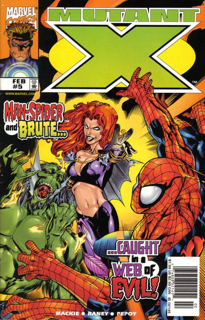 Cover for Mutant X (Marvel, 1998 series) #5 [Newsstand]